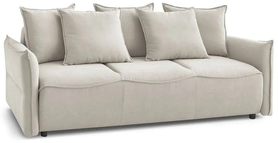 Kremowa rozkładana sofa 226 cm Leon – Bobochic Paris