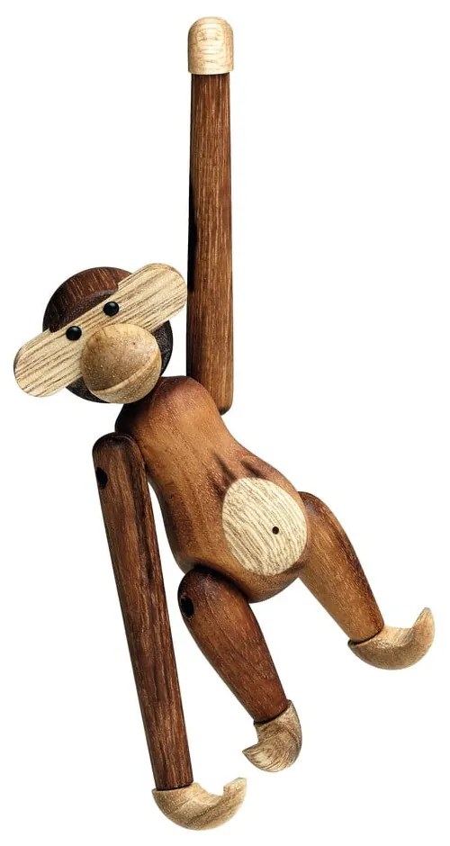 Figurka z litego drewna Kay Bojesen Denmark Monkey Teak