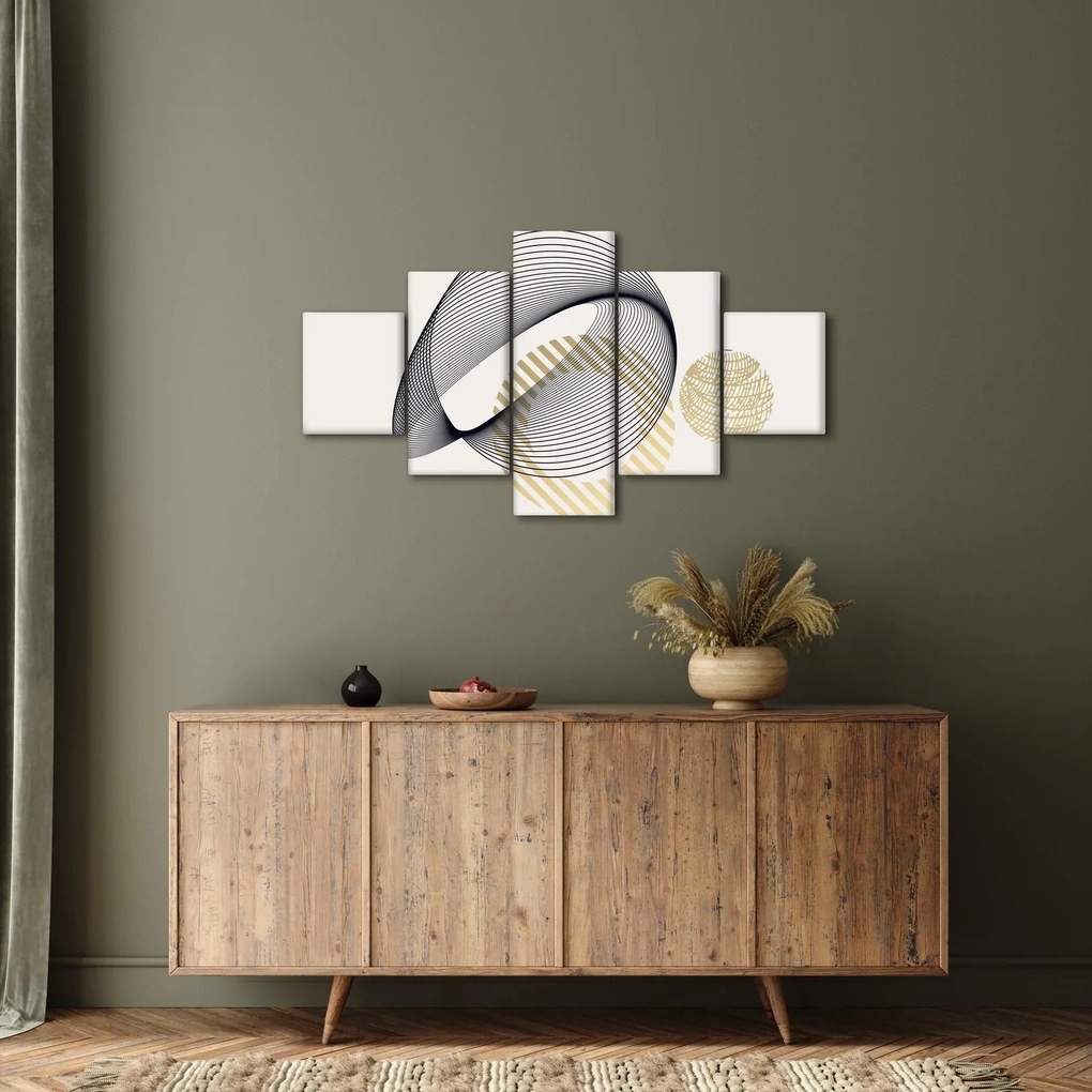 Obraz - Kształty geometryczne N⁰3 (125x70 cm)