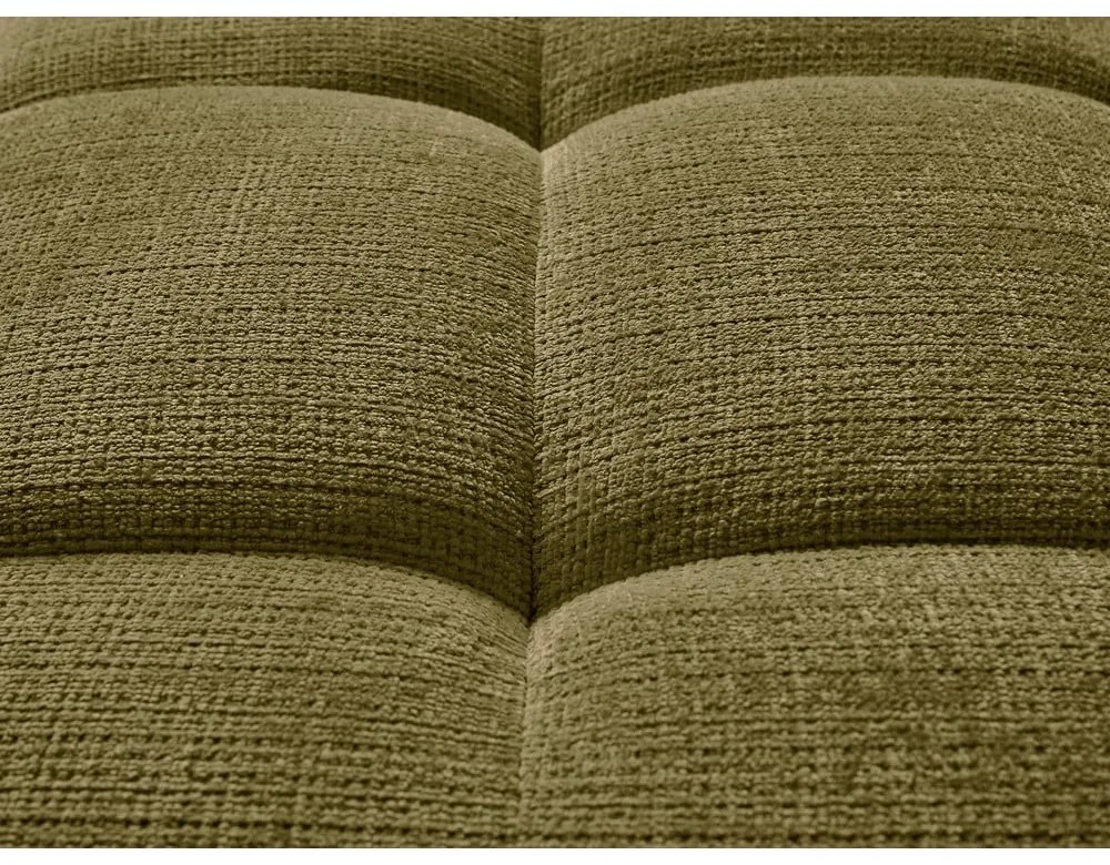 Zielona sofa z tkaniny szenilowej 264 cm Ivane – Bobochic Paris
