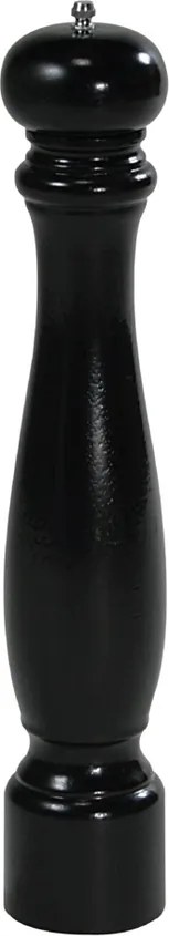 Kesper 13665 Młynek do pieprzu, kauczukowiec, czarny, wys. 40 cm