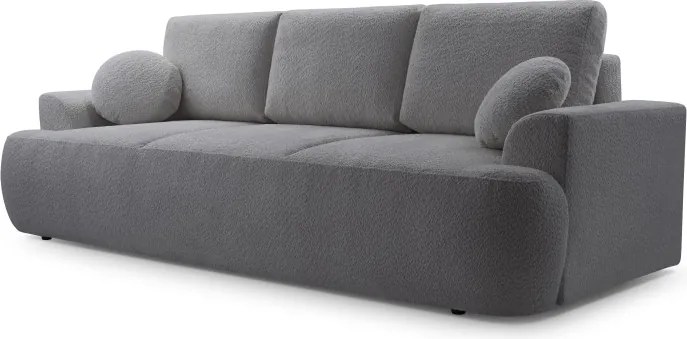Sofa VELO z funkcja spania i pojemnikiem CIEMNY SZARY CORAL 80