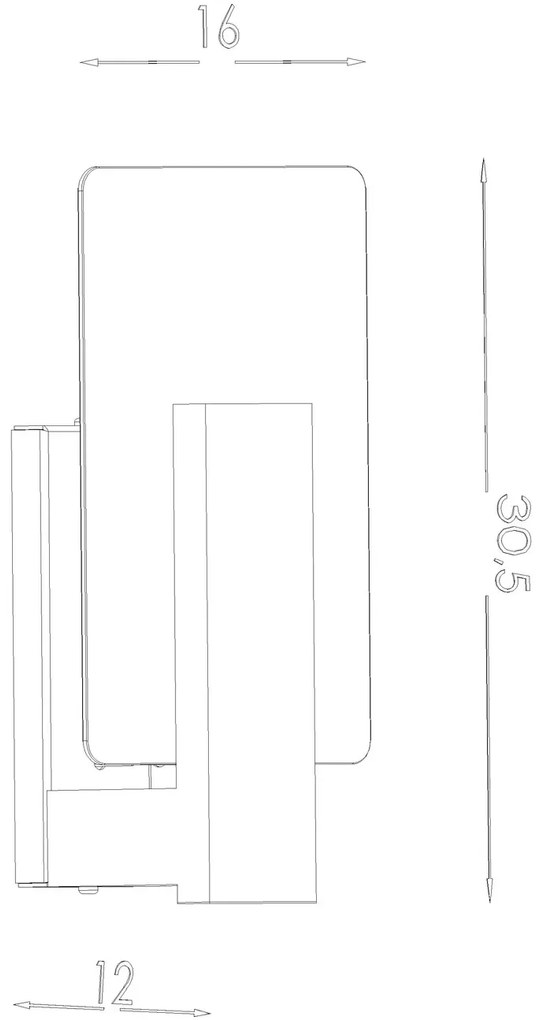 Kinkiet LAPPO wenge SOLLUX LIGHTING