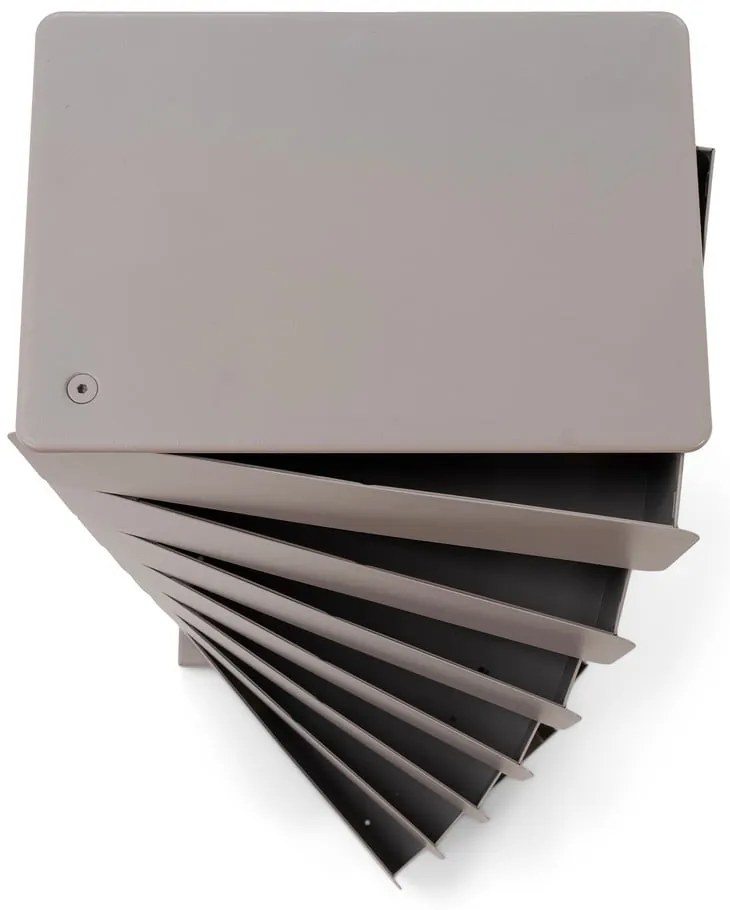 Szarobeżowa metalowa komoda 37x98,5 cm Joey – Spinder Design