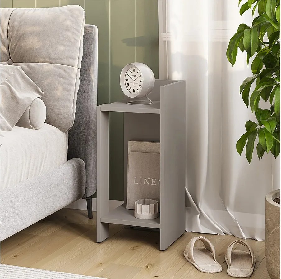 Stolik nocny szary 27x25x60 lenar