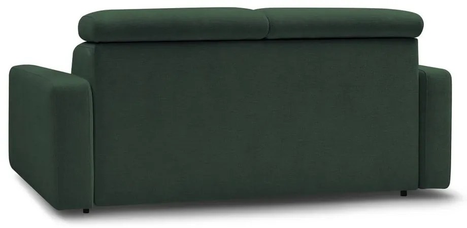 Ciemnozielona rozkładana sofa 215 cm Monaco – Bobochic Paris