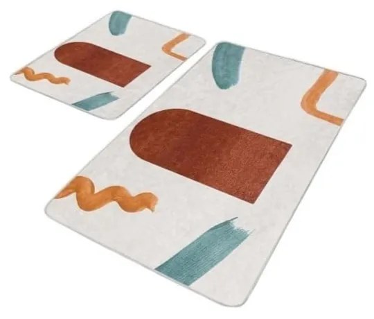 Aksamitne dywaniki łazienkowe zestaw 2 szt. 60x100 cm – Mila Home