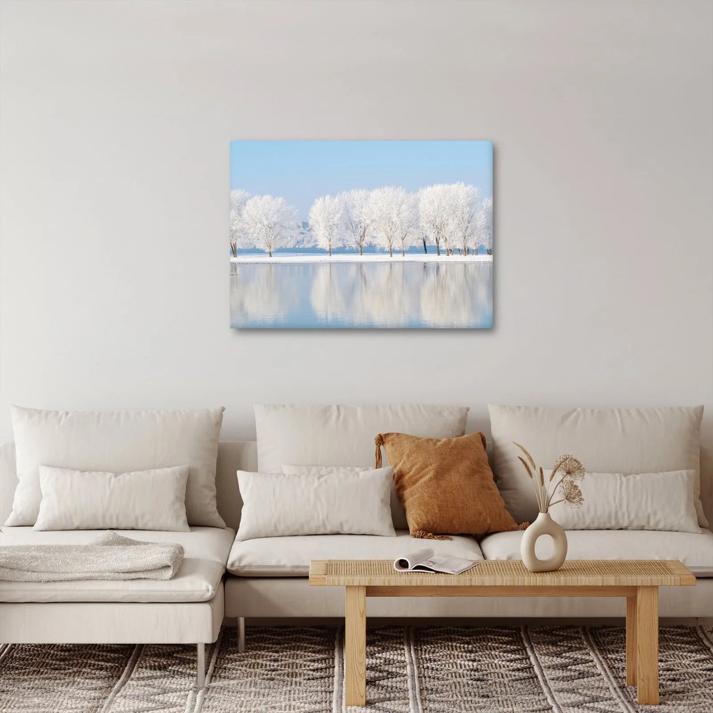 Obraz zimowego krajobrazu (70x50 cm)