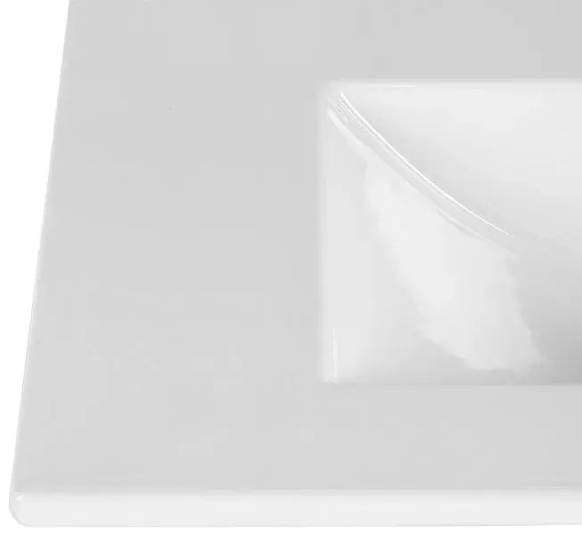 Ceramiczna umywalka meblowa India 80 cm - Biała