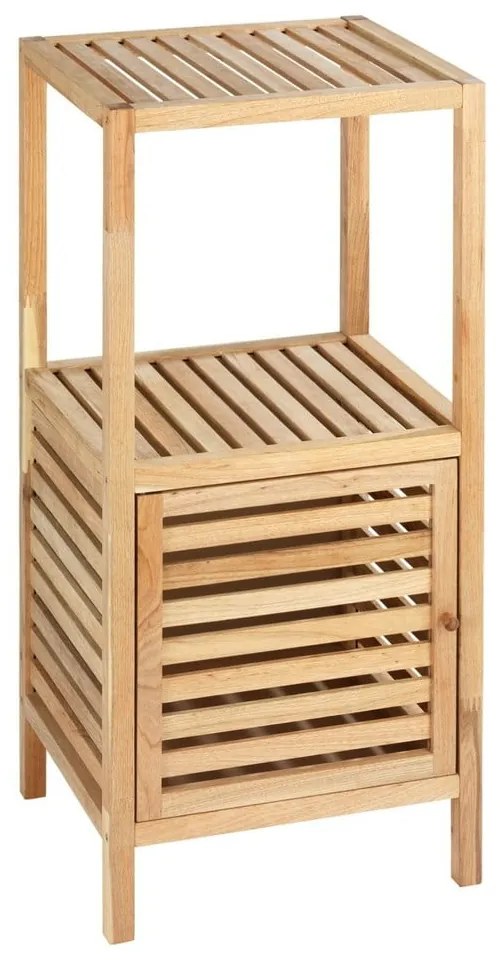 Niska szafka łazienkowa z litego drewna orzechowego 40x86 cm Norway – Wenko