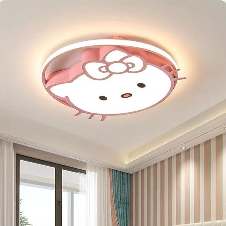 Plafon lampa LED sufitowa AT89-KITTY RÓŻOWA
