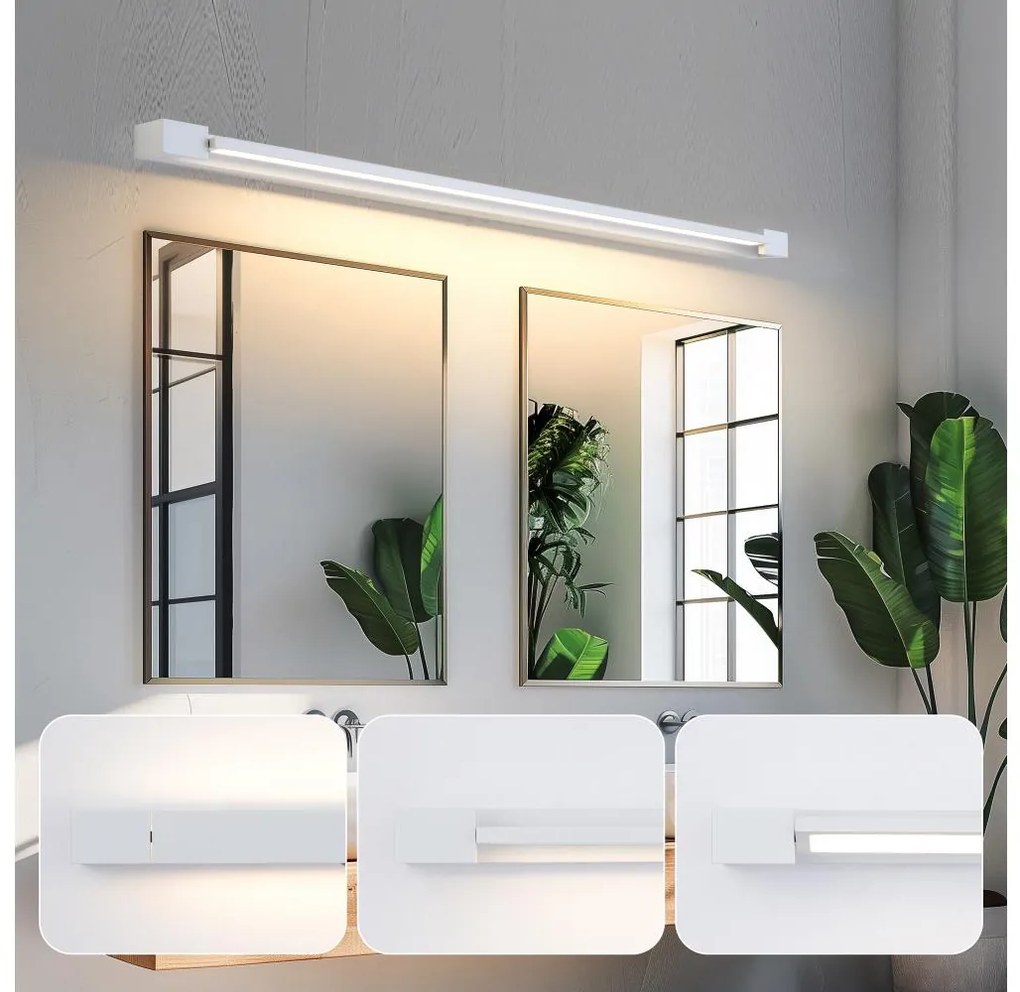 Brilagi-LED Oświetlenie do lustra łazienkowego AQUA LINE LED/36W/230V 120 cm IP44 białe