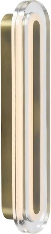 Nordlux - LED łazienkowy kinkiet CAVARA LED/11W/230V 3000/4000K IP44 mosiądz