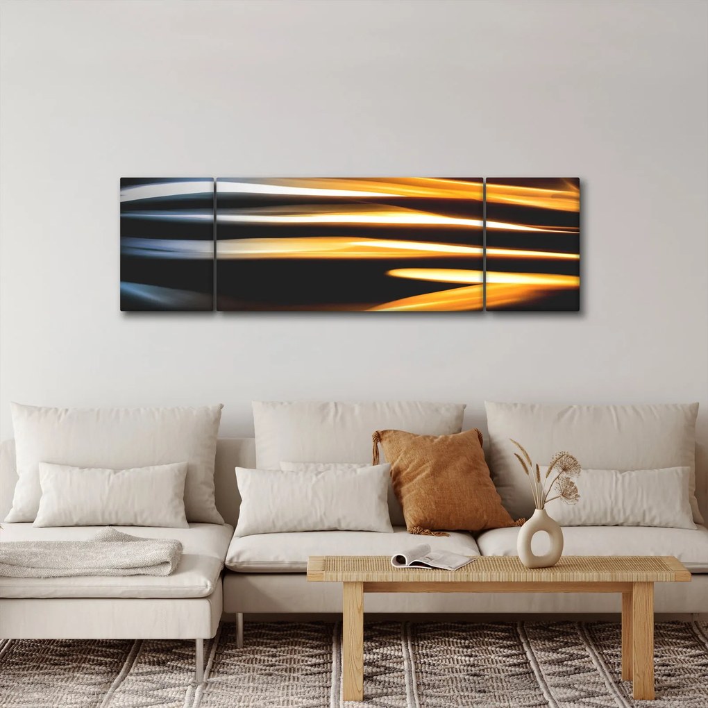 Czarny obraz (170x50 cm)