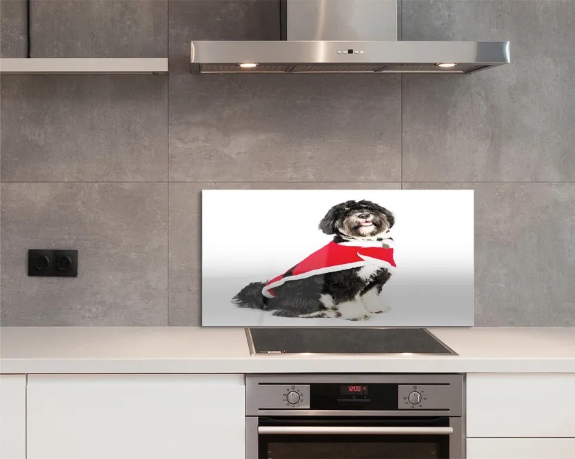 Szkło Ozdobne do Kuchni Portret Spokojnego Psa