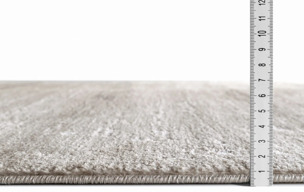 Dywan nowoczesny Stella jasny szary koło 195 cm x 195 cm