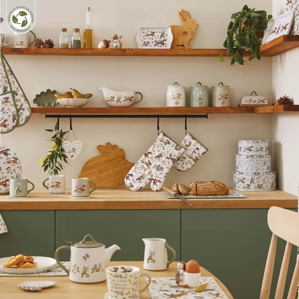 Bawełniana poduszka na krzesło 36x34 cm Forest Fable – Cooksmart ®