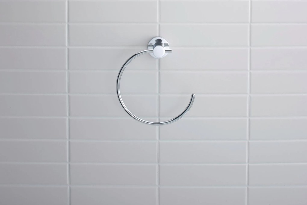 Duravit D-Code pierścień na ręczniki Chrom - obrotowy