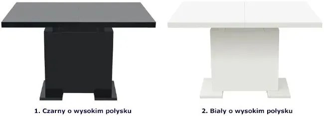 Czarny stół rozkładany – Aiden