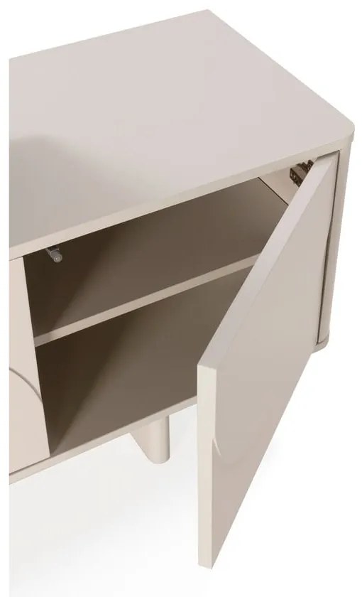 Kremowa szafka pod TV 180x55x40 cm Solei – MOME