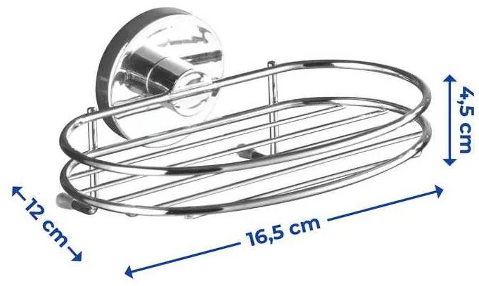 Mydelniczka MILAZZO, Vacuum-Loc - stal chromowana, WENKO