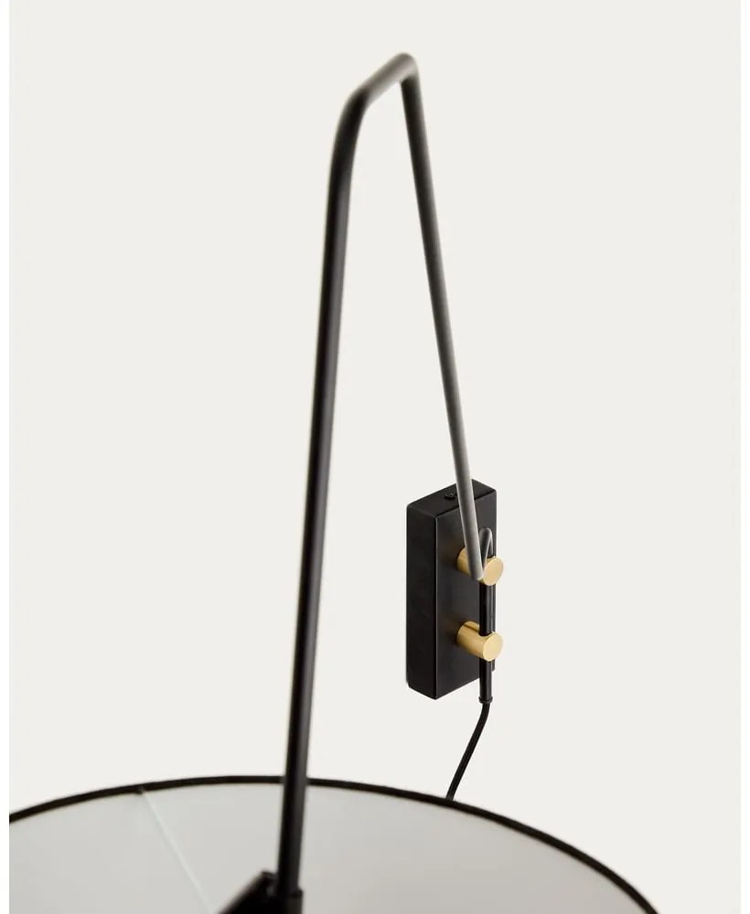 Czarny kinkiet ø 25 cm Jex – Kave Home