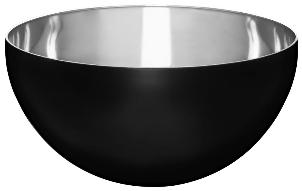 Czarna miska ze stali, Ø 19 cm