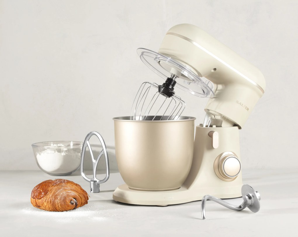 Robot kuchenny SALTER BAKES 1300 W, 3 końcówki, 10 prędkości, 4 l