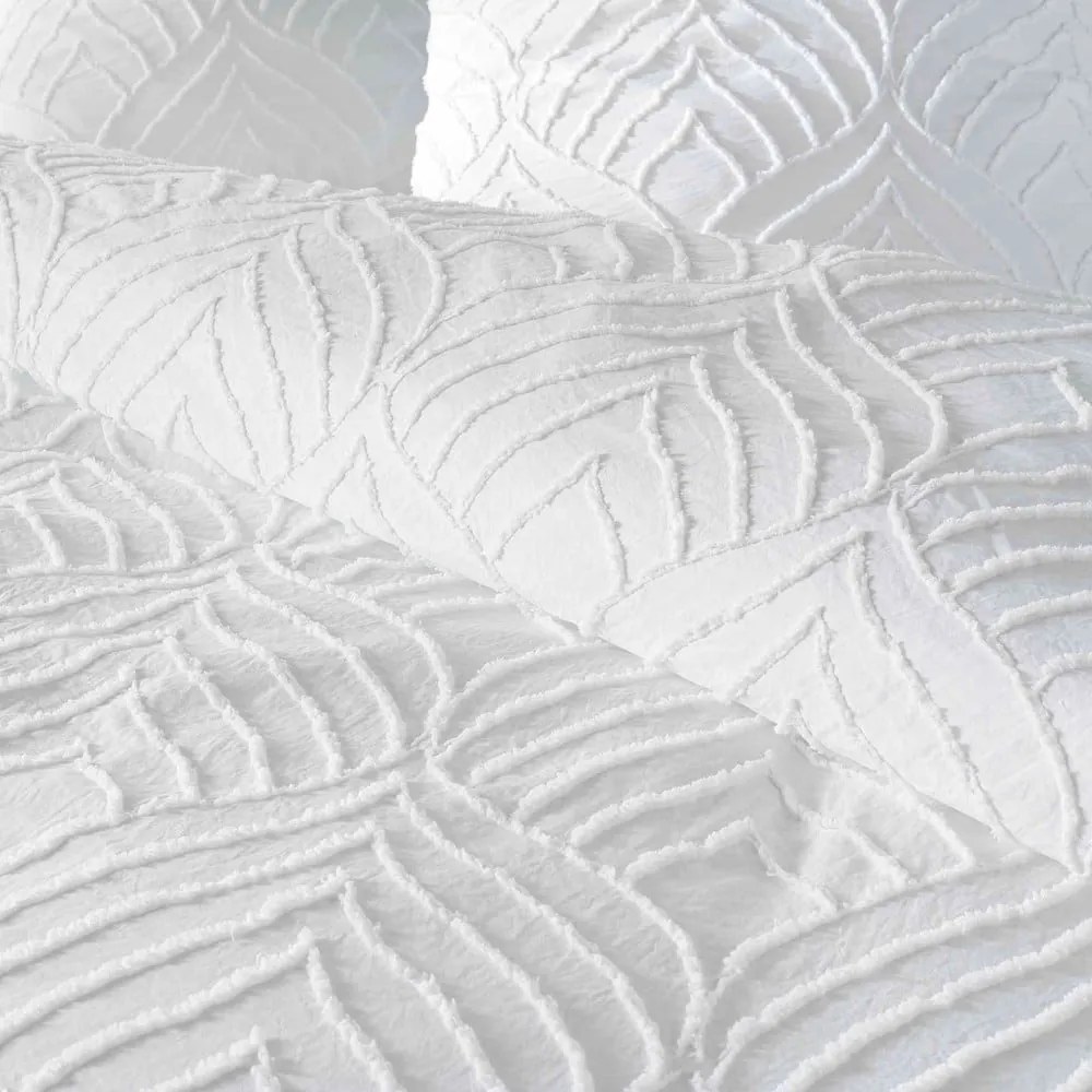 Biała pościel jednoosobowa z mikrowłókna 140x200 cm Heltie – douceur d'intérieur