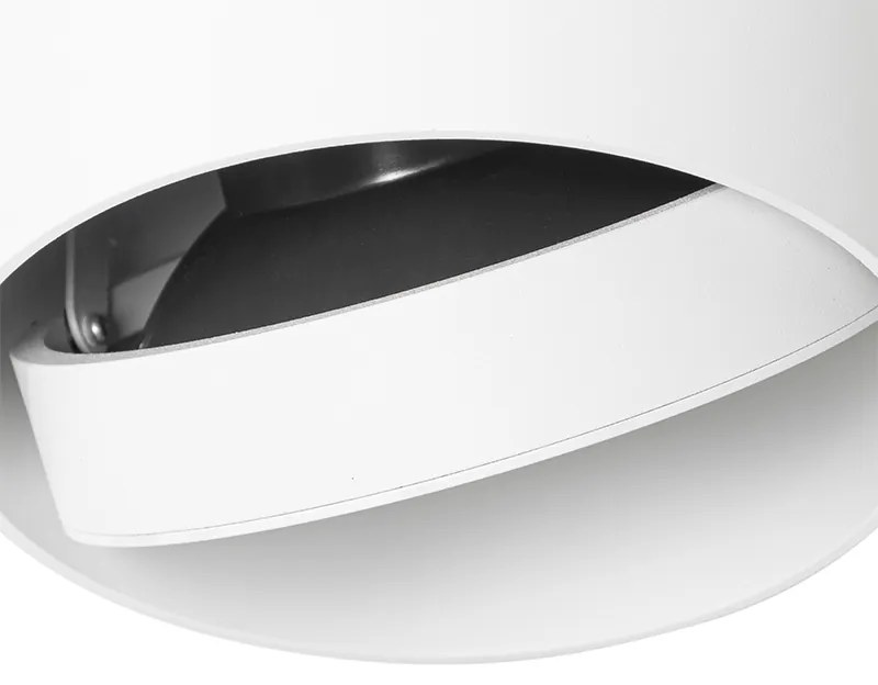 Inteligentny reflektor natynkowy biały, obrotowy i przechylany z Wifi GU10 111mm - ImpactDesignerski Oswietlenie wewnetrzne