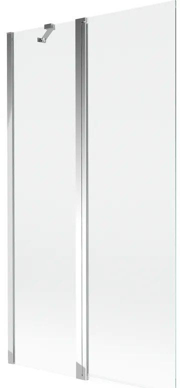 Mexen Mist parawan nawannowy 2-skrzydłowy 100 x 150 cm, transparent, chrom - 8A9-100-011-01-00