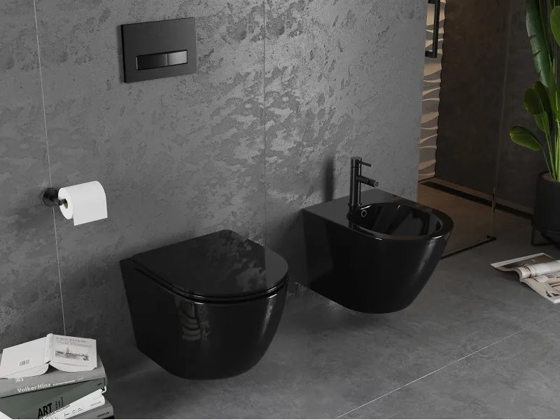 Mexen Lena bidet wiszący, czarny - 35224870