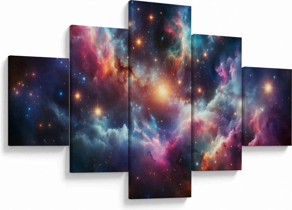 Obraz - Ciemny kosmos (125x70 cm)
