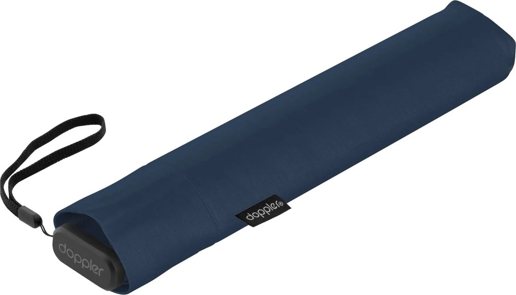 Doppler ZERO flat Uni Deep Blue damski składany parasol
