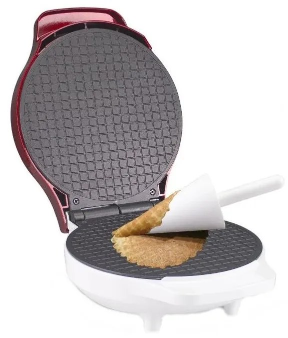 Beper - Gofrownica 2 w 1 1000 W/230 V czerwona