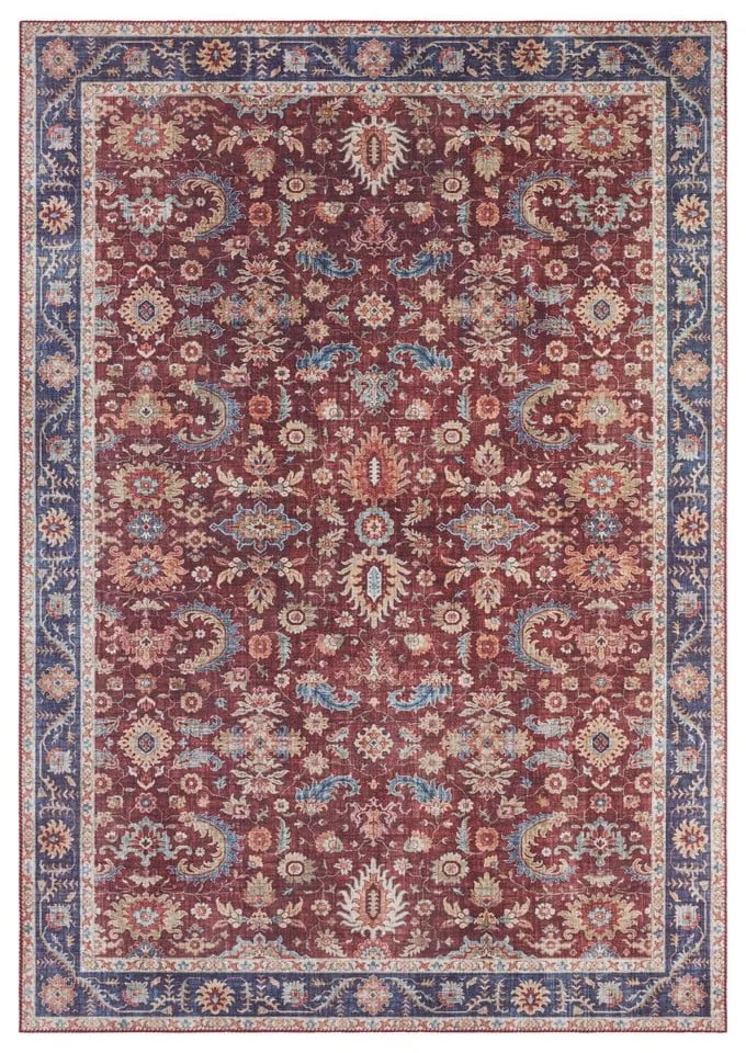 Bordowy dywan Nouristan Vivana, 200x290 cm