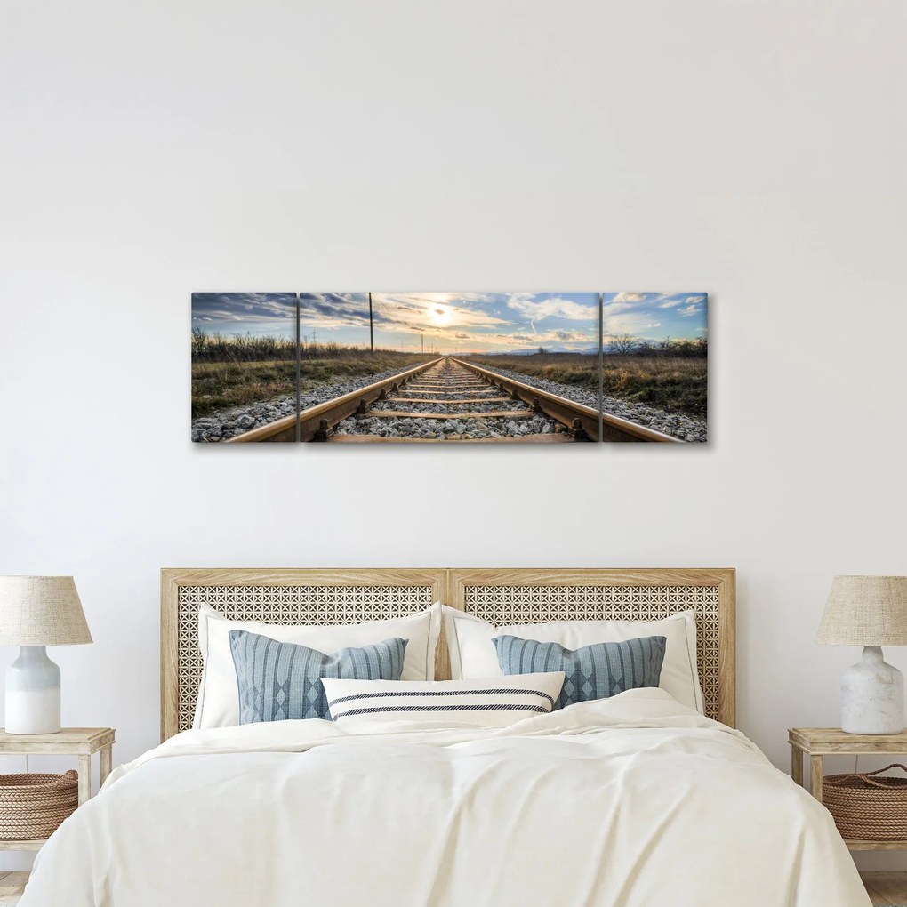 Obraz - Tory (170x50 cm)