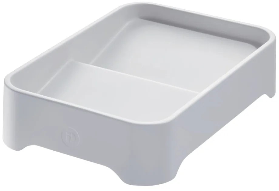 Szary organizer na kosmetyki iDesign Eco Bin, 28,12x19,23 cm
