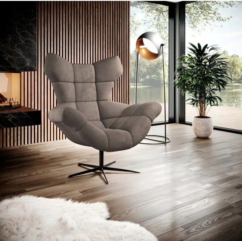 Fotel SENSI Relax obrotowy 360° z funkcją bujania WERSAL