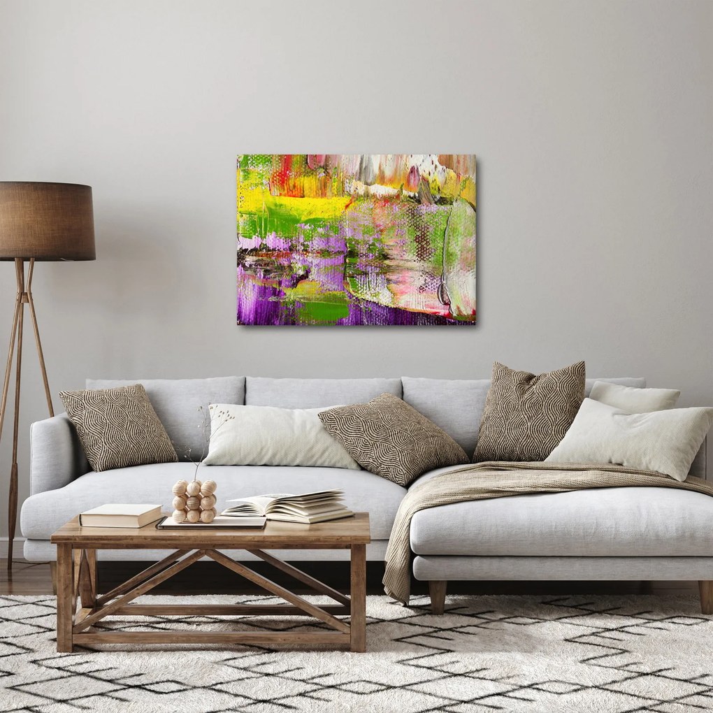 Obraz abstrakcji - malarstwo (70x50 cm)