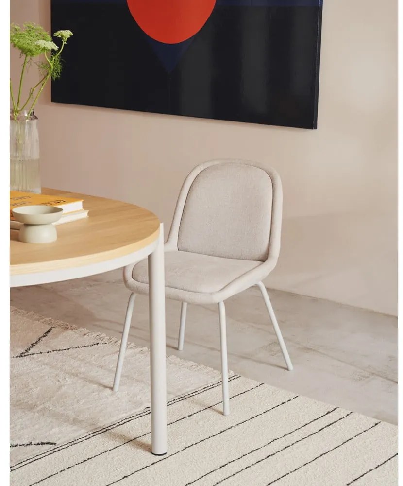 Beżowe krzesło Aimin – Kave Home