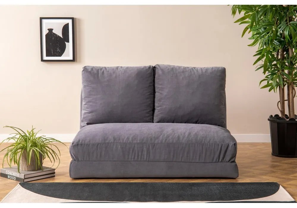 Szara rozkładana sofa 120 cm Taida – Balcab Home