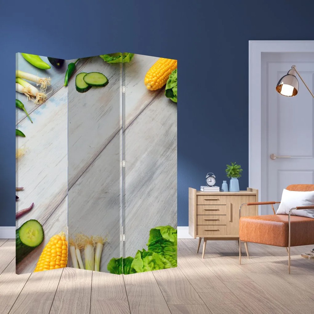 Parawan - Warzywa (126x170 cm)