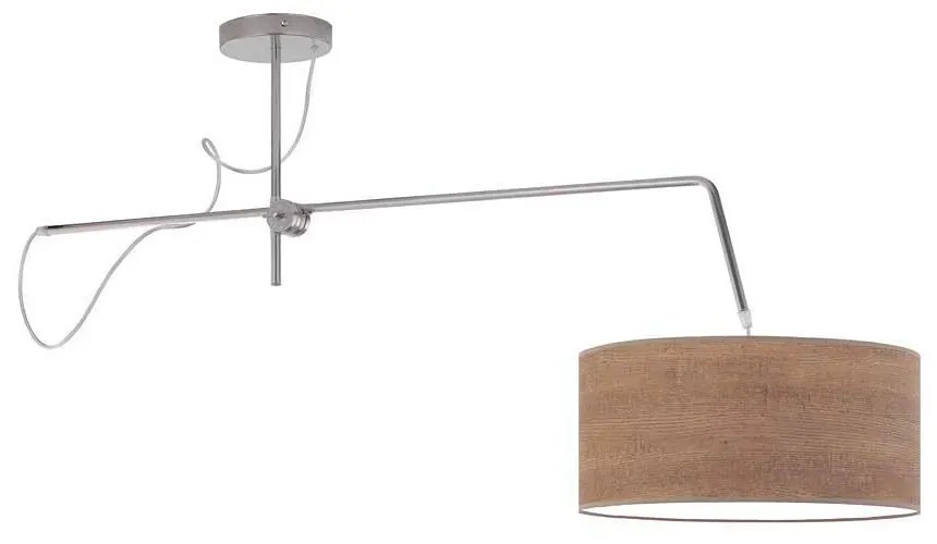Regulowana lampa wisząca fornirowa R0-D20
