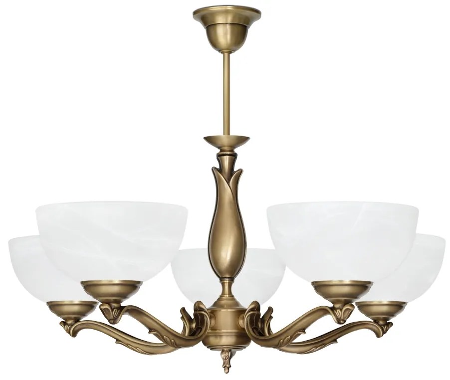 Klasyczny żyrandol z mosiądzu M-S5