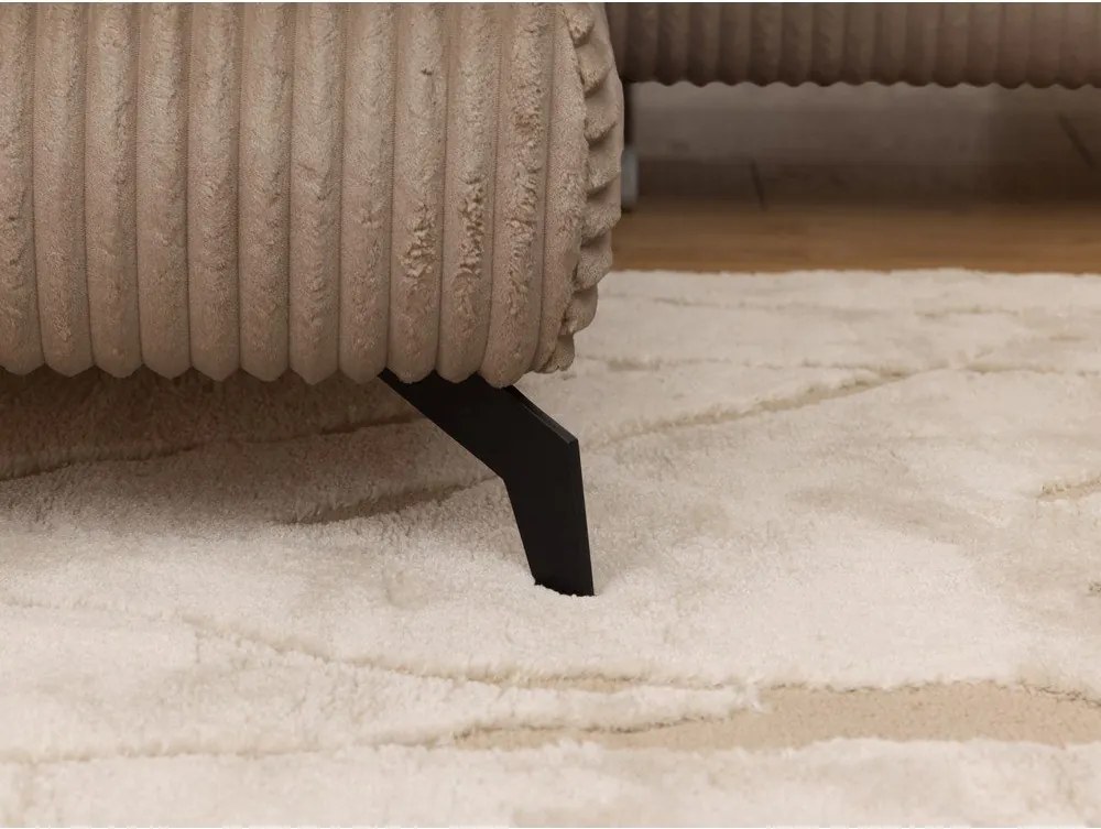 Brązowy sztruksowy narożnik (lewostronny/w kształcie litery L) Marbeya – Ropez