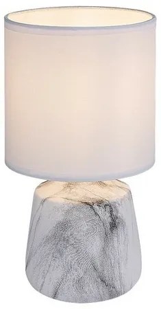 Rabalux 74067 lampa stołowa Nalisa, cylindryczna, biały