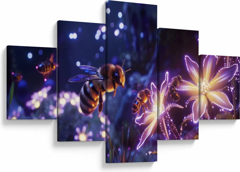 Obraz - Bee Meadow III. (125x70 cm)