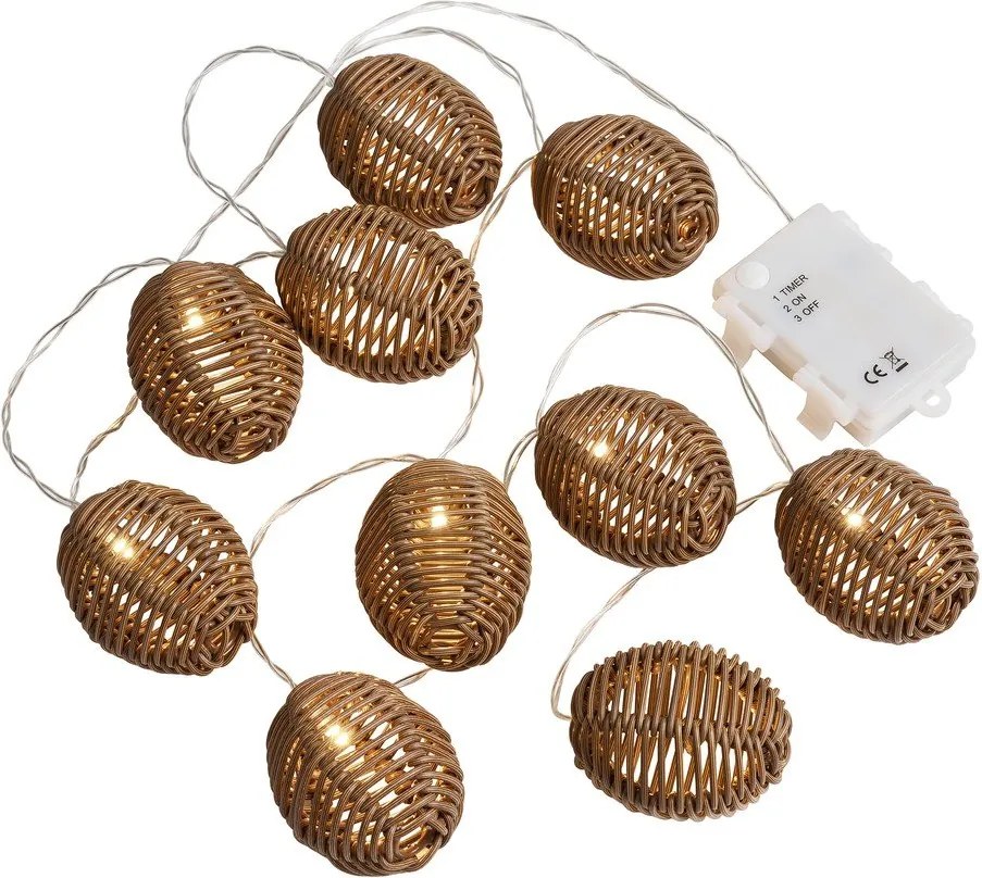 Girlanda świetlna LED na baterie liczba żarówek 10 szt. długość 180 cm Carlisle – House Nordic