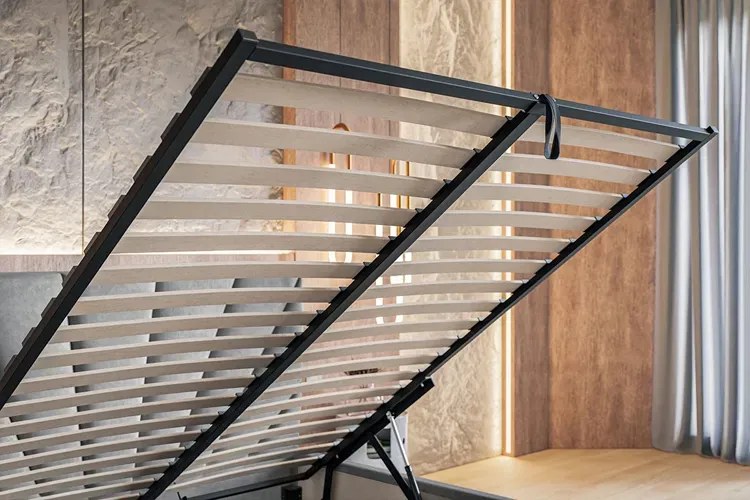 Łóżko małżeńskie z zagłówkiem 160x200 S2-Z23